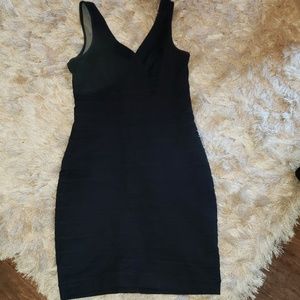 Dark denim bandage dress